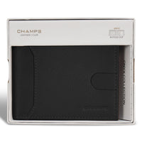 
                      Shop Bentley Noir Portefeuille Champs en cuir Portefeuille en cuir à deux volets avec pince à billets Champs Onyxà deux volets avec clip in Canada at only $39.99 5th look
                    