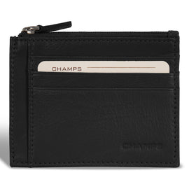 Shop Bentley Black Champs Onyx Leather Zip Card Case in Canada at only $29.99 1st look