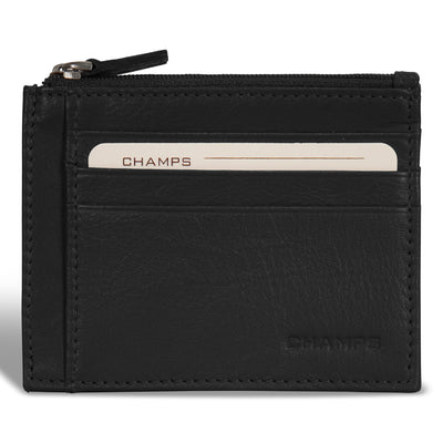 Shop Bentley Noir Étui à cartes en cuir avec glissière Champs Onyx in Canada at only $29.99 1st look