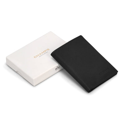 Shop Bentley Black Champs Onyx Leather Vertical Slim Wallet in Canada at only $29.99 4th look