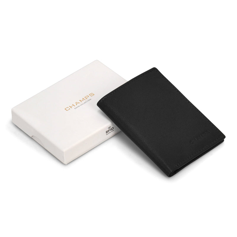 
        Shop Bentley Black Champs Onyx Leather Vertical Slim Wallet in Canada at only $29.99 4th look
      