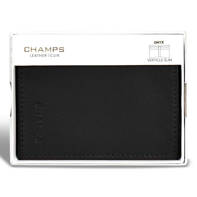 
        Shop Bentley Black Champs Onyx Leather Vertical Slim Wallet in Canada at only $29.99 5th look
      