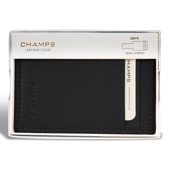 
                    Shop Bentley Noir Porte-cartes hybride magnétique en cuir Champs Onyx in Canada at only $34.99 6th look
                  