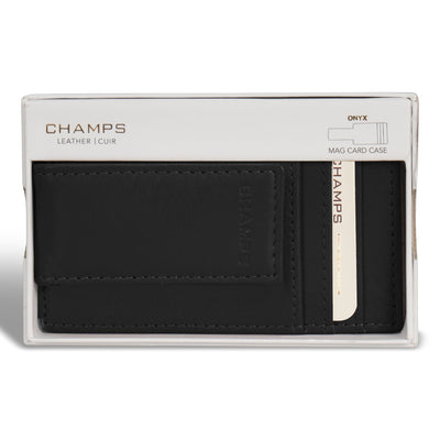 Shop Bentley Black Champs Onyx Leather Mag Card Case in Canada at only $34.99 6th look