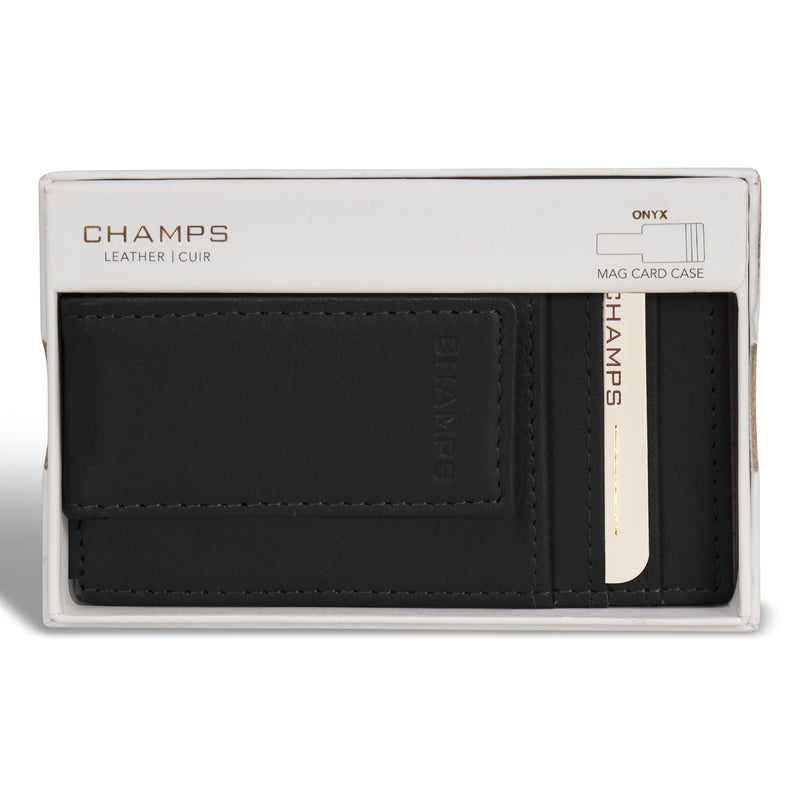 
        Shop Bentley Black Champs Onyx Leather Mag Card Case in Canada at only $34.99 6th look
      