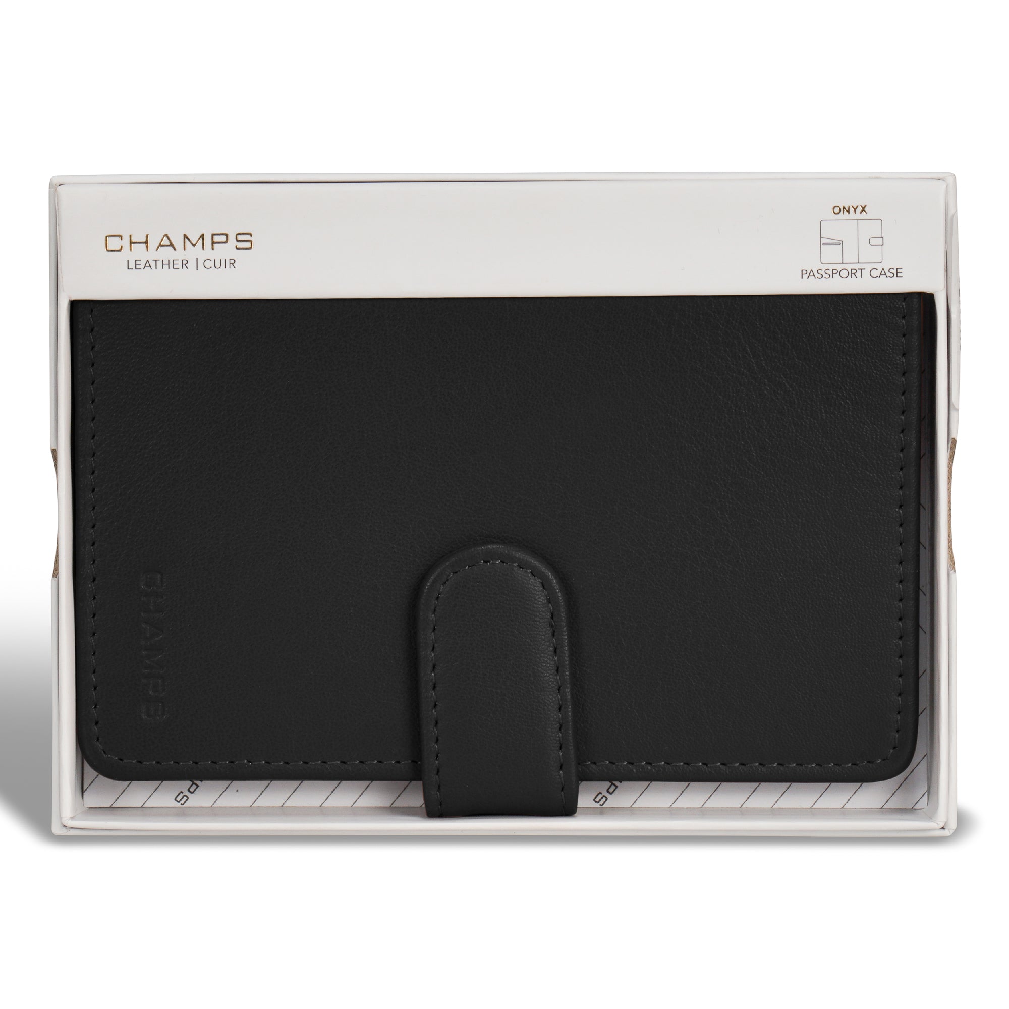 Shop Bentley Noir Étui à passeport en cuir Champs Onyx in Canada at only $39.99 5th look