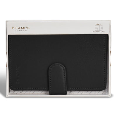 Shop Bentley Noir Étui à passeport en cuir Champs Onyx in Canada at only $39.99 5th look