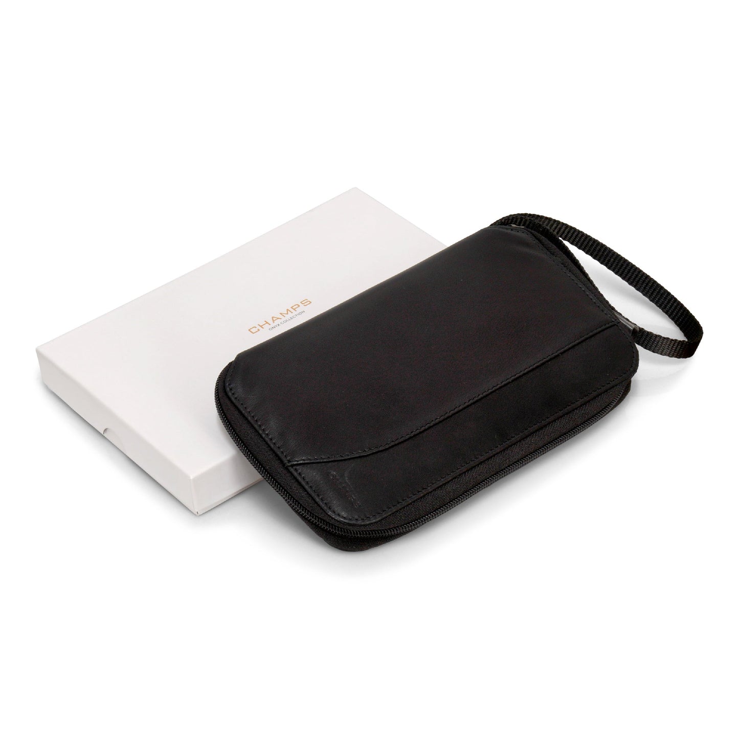 Étui multi-passeports en cuir Champs Onyx