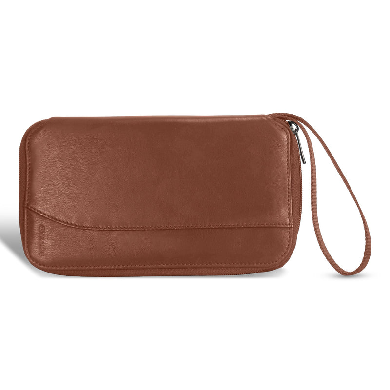
        Shop Bentley Brun Étui multi-passeports en cuir Champs Onyx in Canada at only $49.99 9th look
      