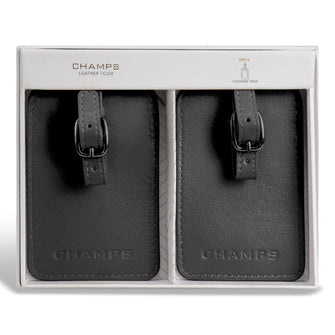 
                    Shop Bentley Noir Étiquettes à bagage en cuir Champs Onyx in Canada at only $24.99 4th look
                  