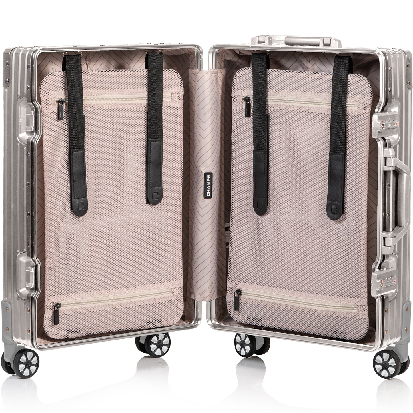 Valise de cabine en aluminium Champs Elite