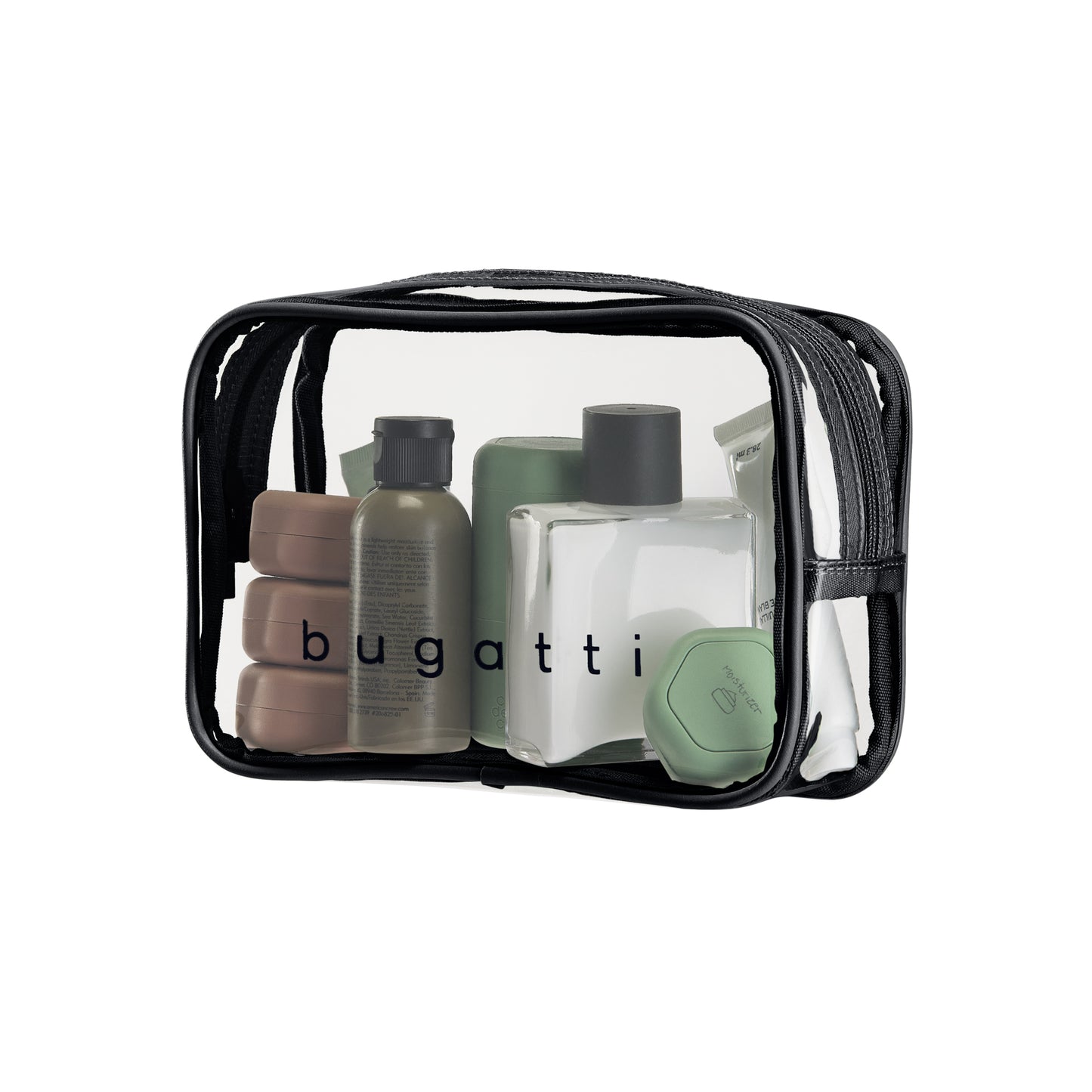 Bugatti Downtown Essentials Transparent Toiletry Bag