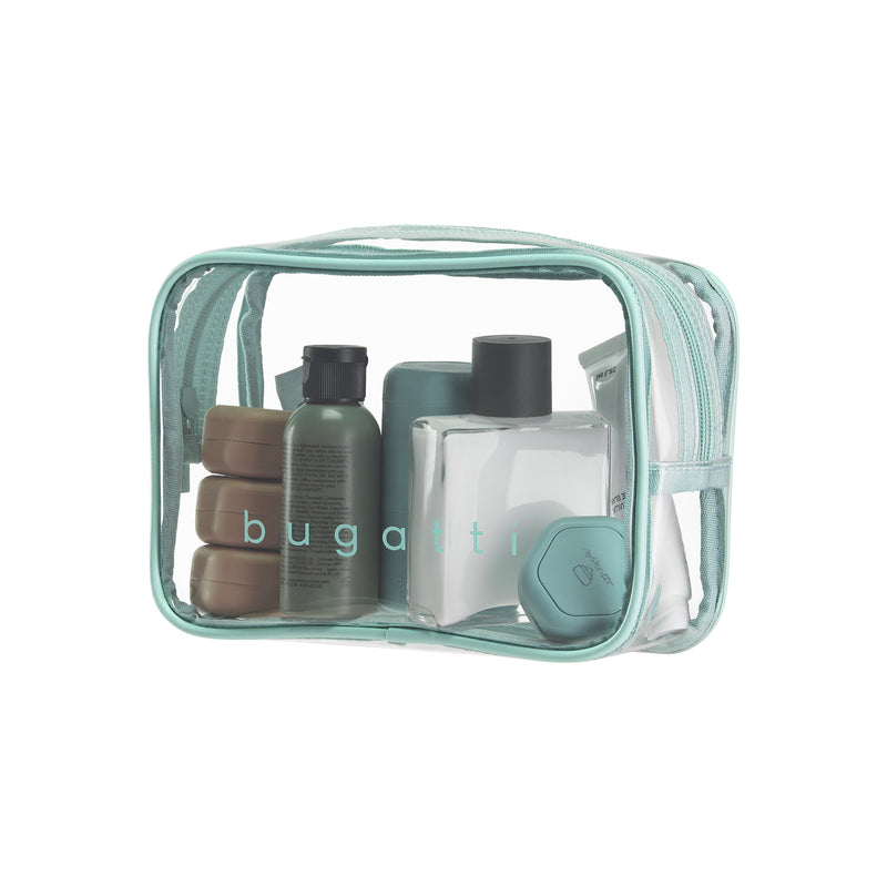 
        Shop Bentley Black Bugatti Downtown Essentials Transparent Toiletry Bag in Canada at only $23.99 4th look
      