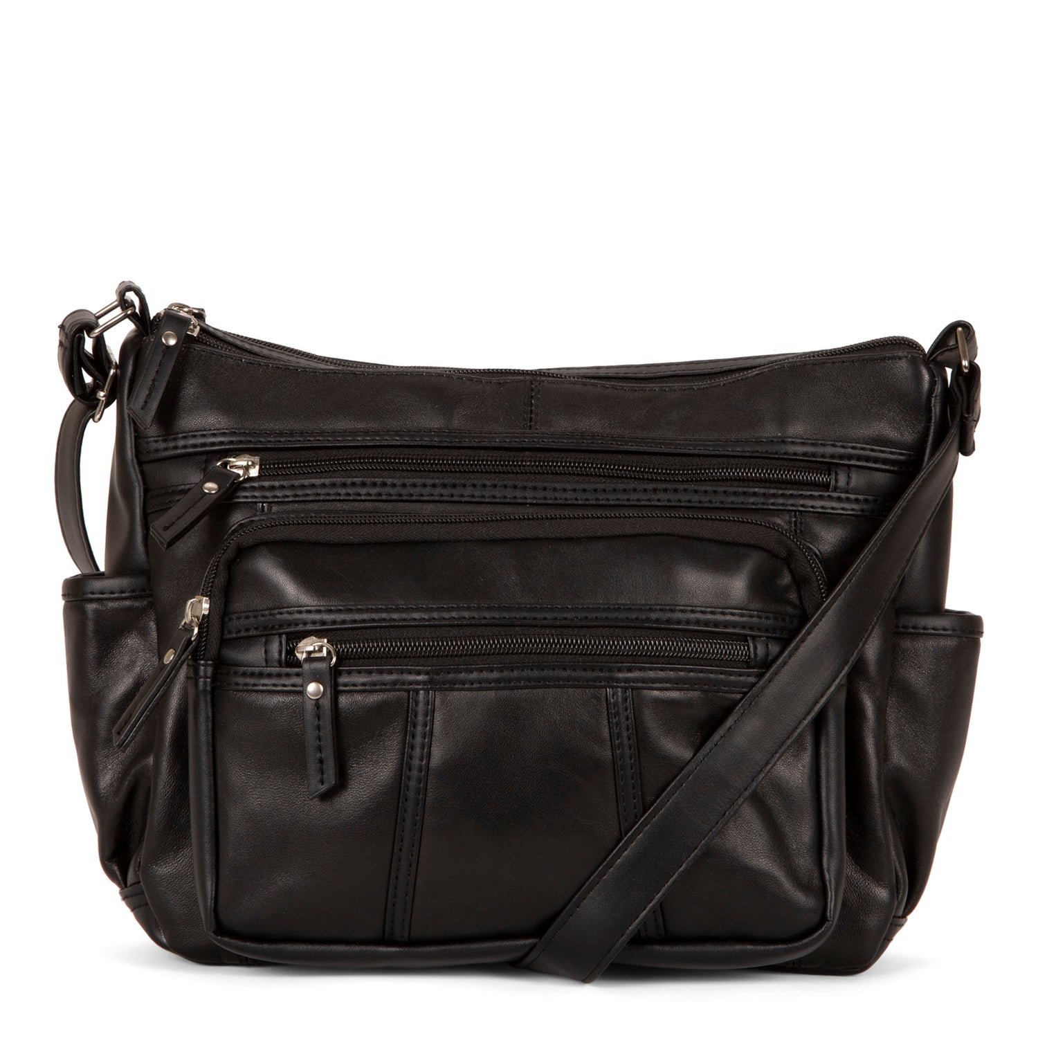 RFID Patch Leather Crossbody Handbag -  - 

        Bentley
      
