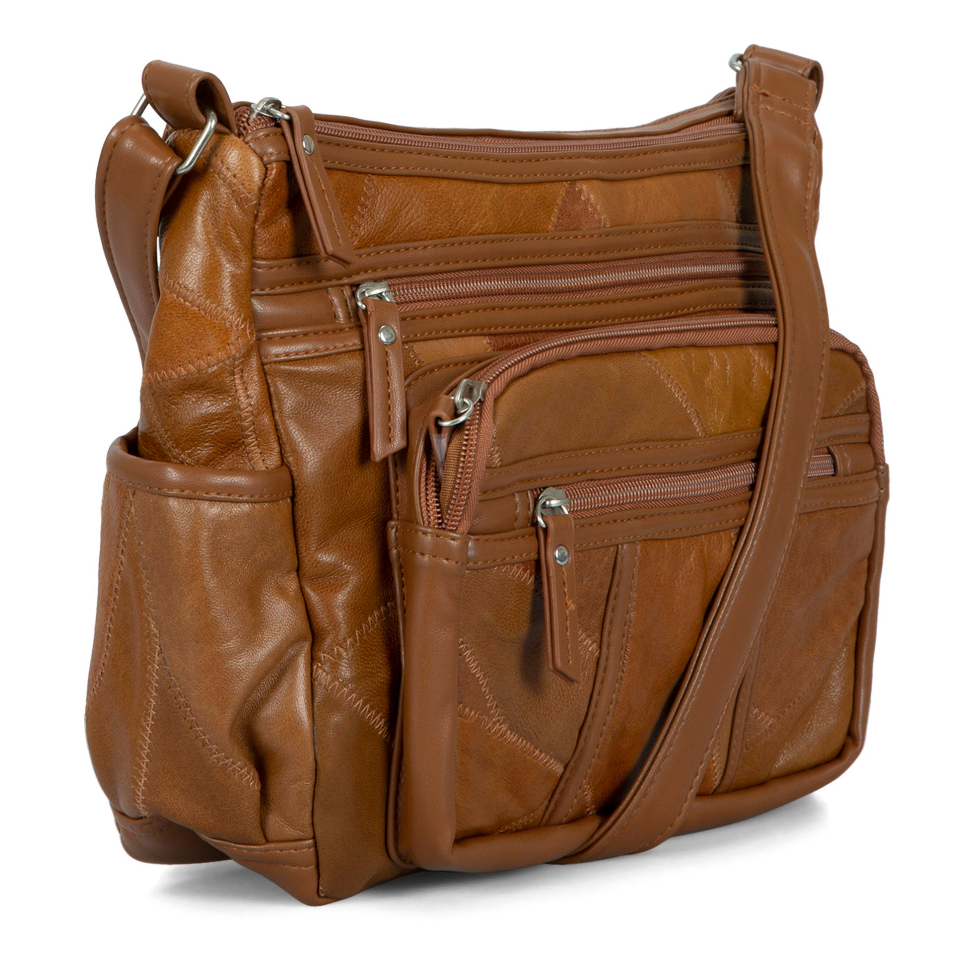 Bentley RFID Patch Leather Crossbody Handbag Bentley