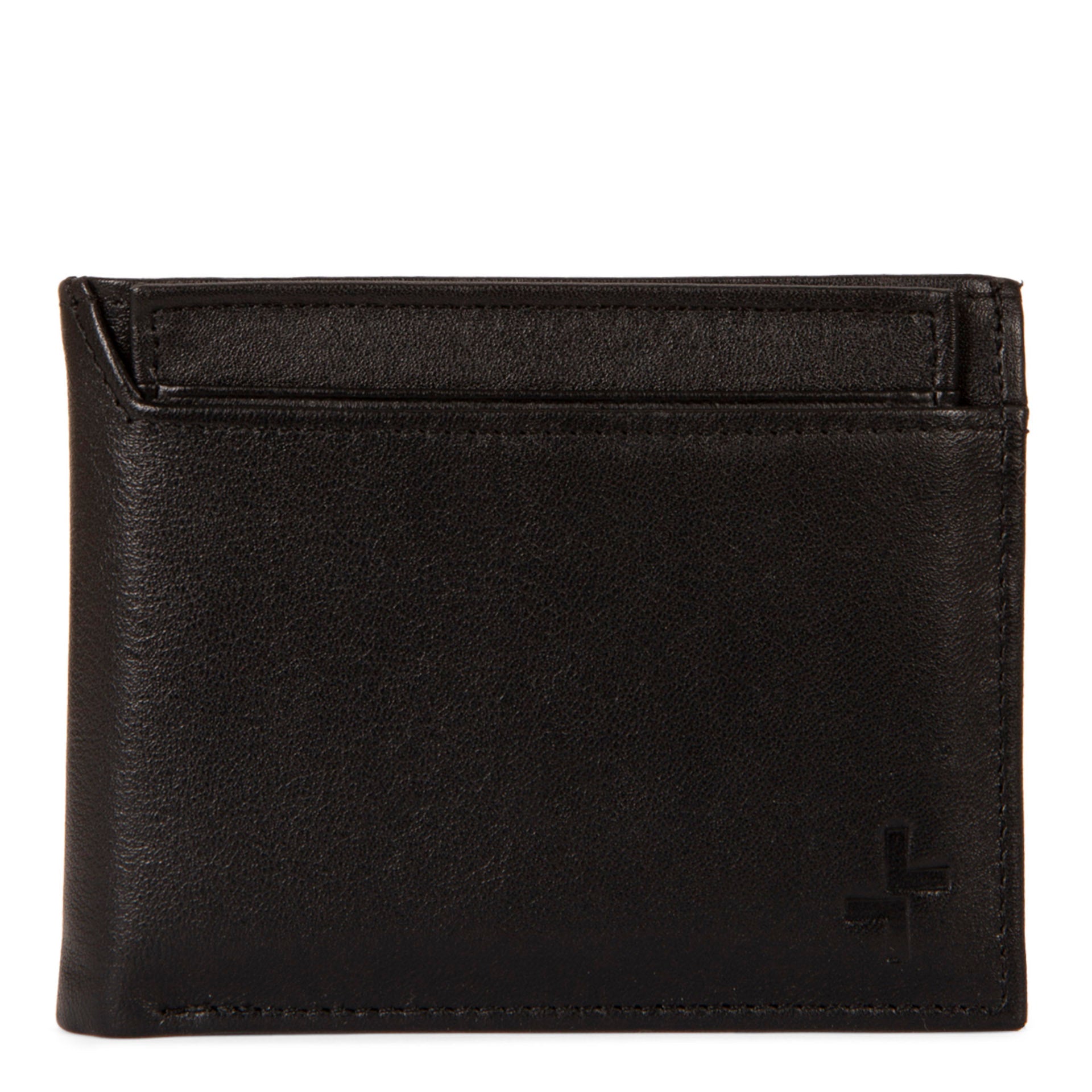 Leather RFID Flip-Up Wing Wallet