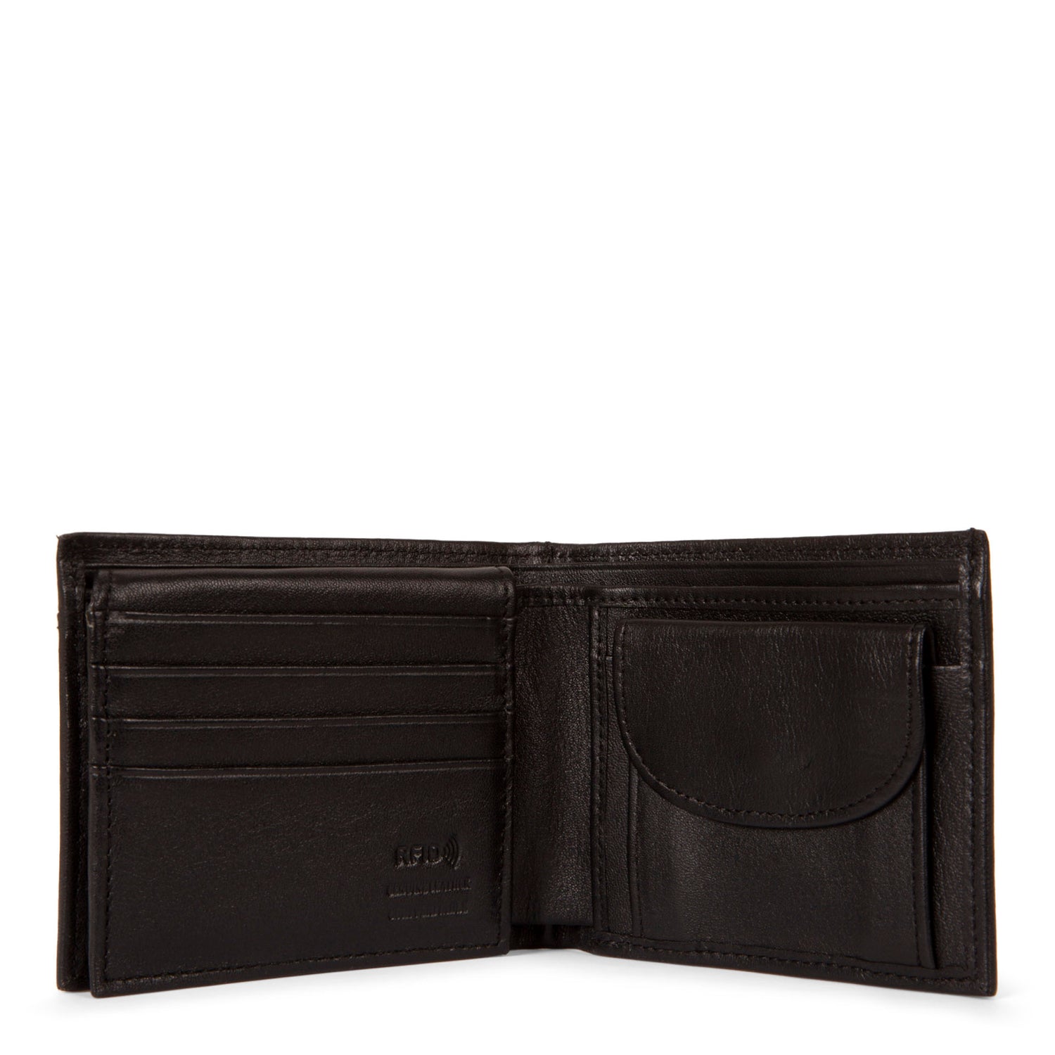 Leather RFID Flip-Up Wing Wallet -  - 

        Tracker
      
