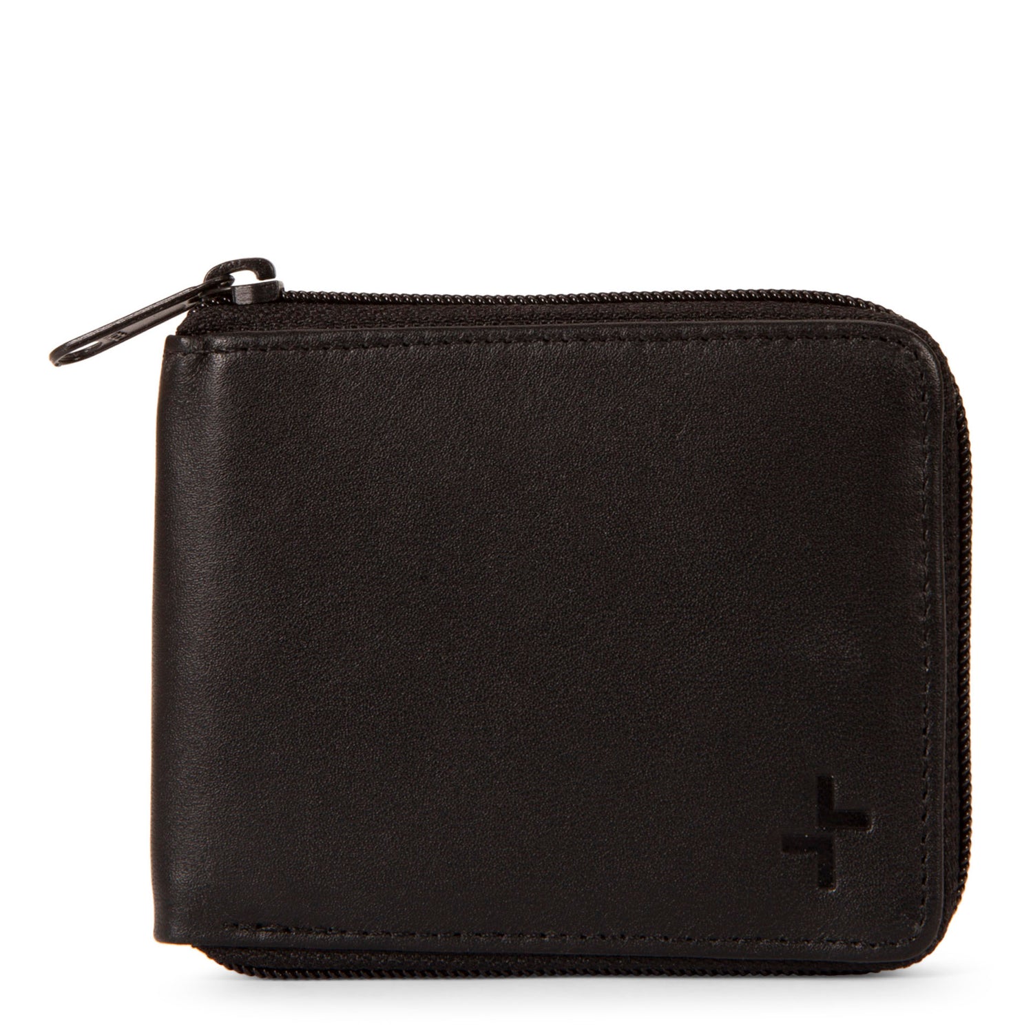 Leather RFID Bi-Fold Zip-Around Wallet -  - 

        Tracker
      
